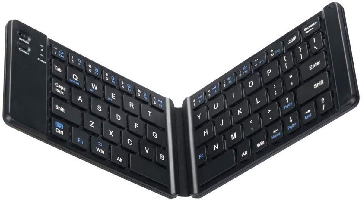 Draadloos Opvouwbaar Toetsenbord - Compact Mini Toetsenbord voor Tablets en Laptops