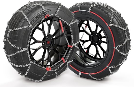 Snovit - 4×4 NEO/380 sneeuwkettingen - Sneeuwkettingen voor bestelwagens, 4x4 voertuigen en SUV´s - Schakel van 13 mm