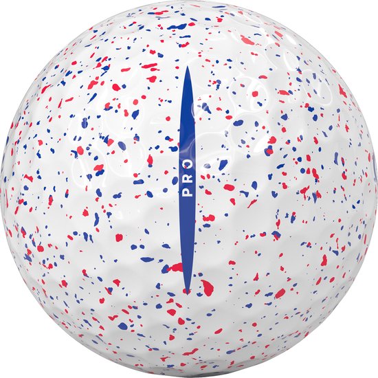 Vice Golf - Vice Pro - Drip Red Blue - Golfballen van Vice Golf — afbeelding 3