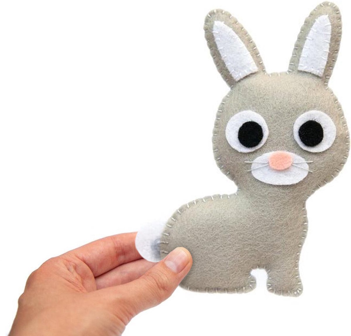 WoodyDoody Knutselen Meisjes - Knutselen Jongens - Extra Large Variant Knutselpakket Meisjes en Jongens - Geschenkdoos Cadeau Verpakking - Forest Animals Bosdieren Extra Large Formaat - Naaiset Kinderen Bos Dieren xl — afbeelding 3
