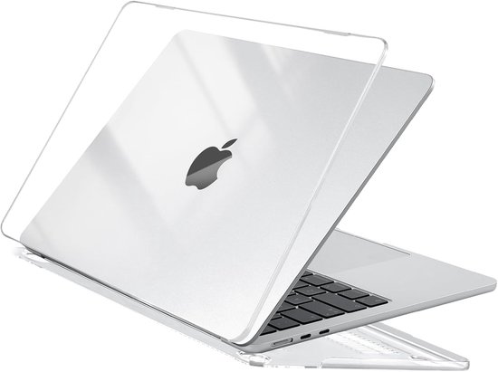 Ntech - Housse pour ordinateur portable - Compatible avec MacBook Air 2022 (A2681) - Housse rigide transparente pour MacBook Air 13,6" (2022) - MacBook Air M2/ M3 (2022, 2023, 2024) / A3113 M3/A2681 M2