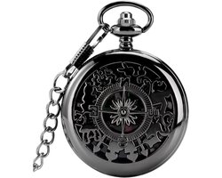 Allecto plus - Kompas met lichtgevende cijfers voor outdoor navigatie, vintage design met draagtas, cadeau voor mannen - 81 characters