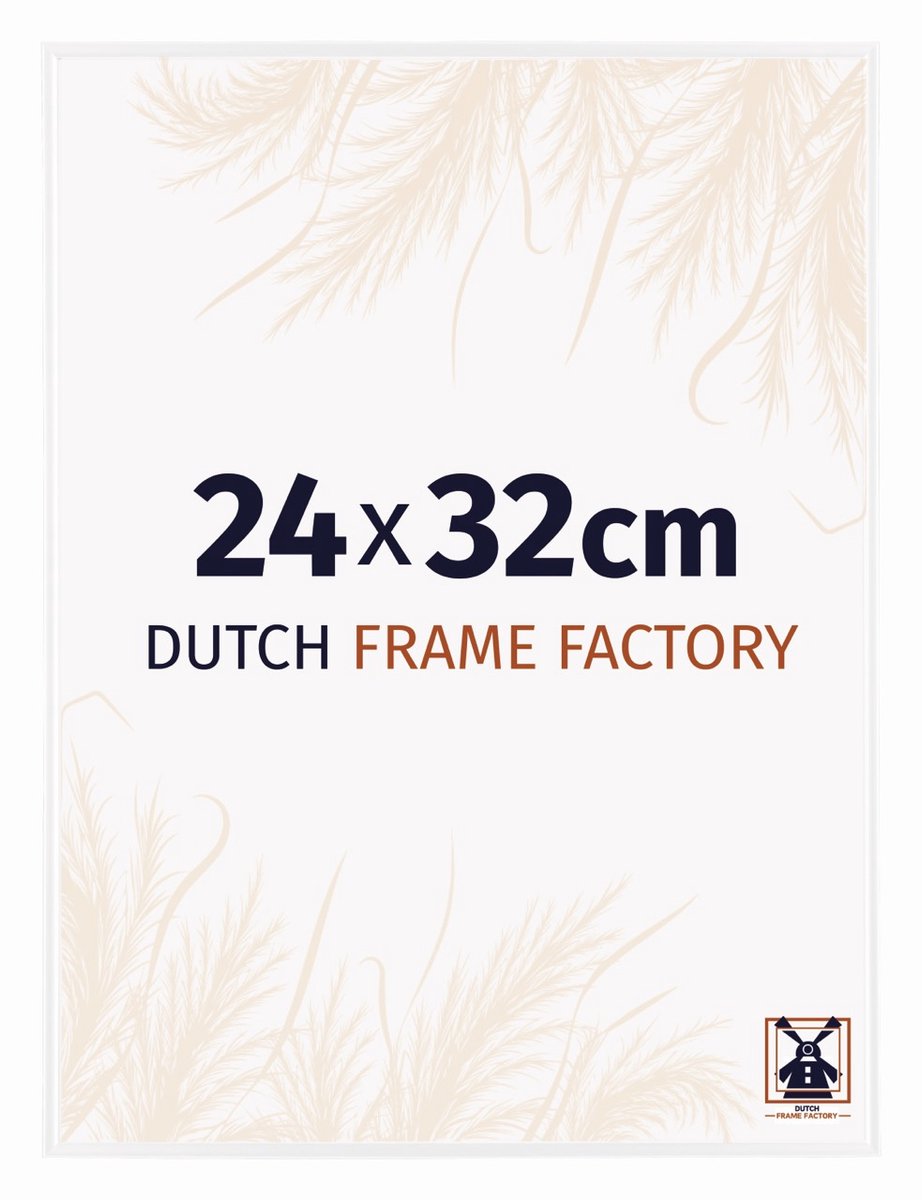 Dutch Frame Factory Fotolijst 24x32 cm - Kunststof - Wit Hoogglans - Easy