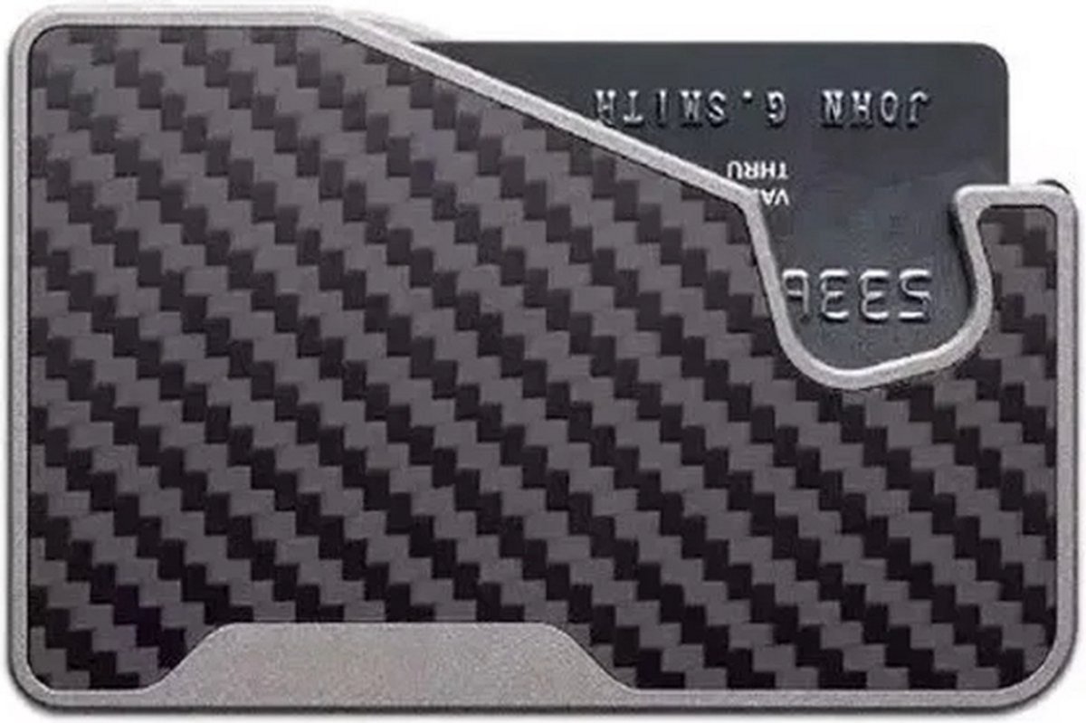 Nieuwe RFID Tracker Metalen Portemonnee – Ultra Dun CNC Creditcard Houder, Informatiekaartsleeve, Cashback Card Holder – Veiligheid & Anti-diefstal