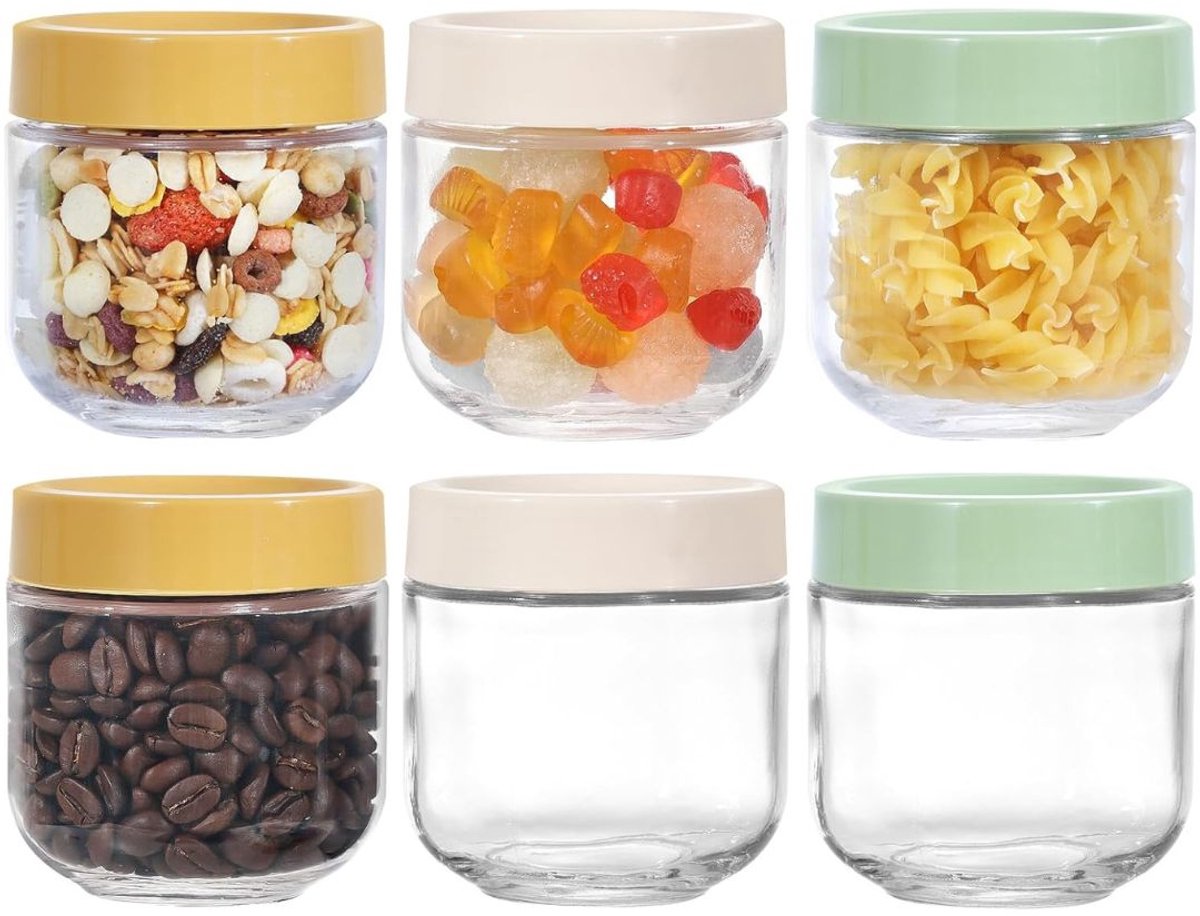 Overnight Oats Potjes - Mason Jar - Meusli Beker met Deksel