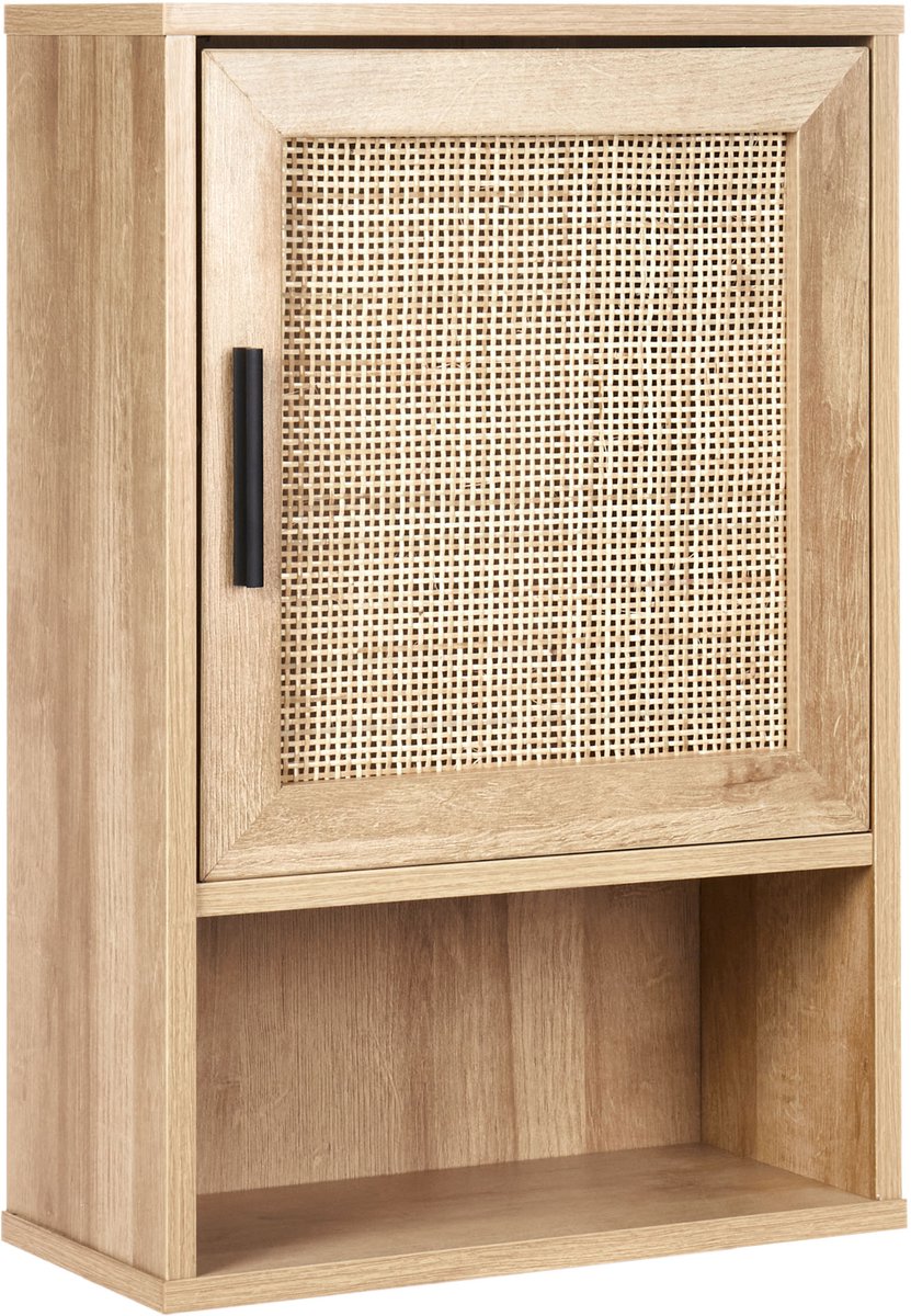 BELIANI ROSELL - Badkamer wandkast - Lichthout - 40 x 60 cm - Vezelplaat