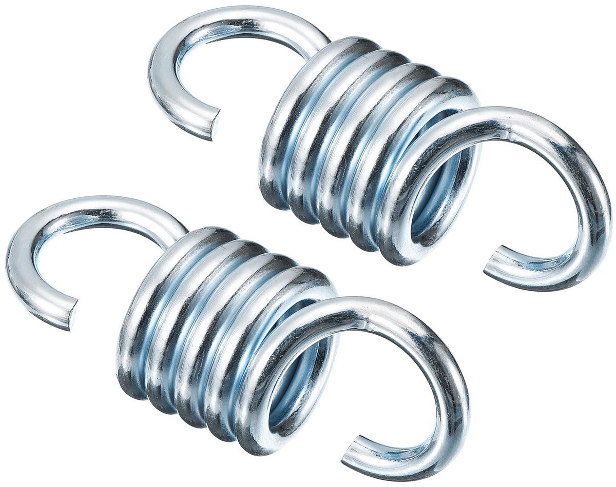 Hangmatvering voor Hangmatstoelen en Veranda-schommels - Set van 2 - Gegalvaniseerd ijzer - Draagvermogen 250 kg - Tuin Schommelaccessoire