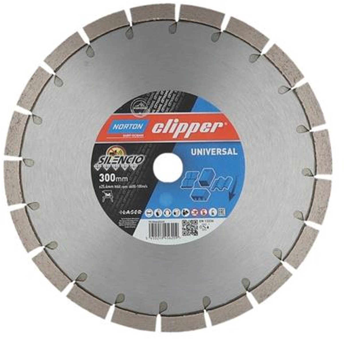 Diamantdoorslijpschijf Extreme Silencio D.300mm v.tafelzagen 6400 min-1