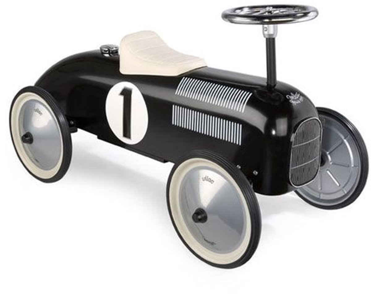 Vilac - Metalen loopwagen - Vintage zwart nr1