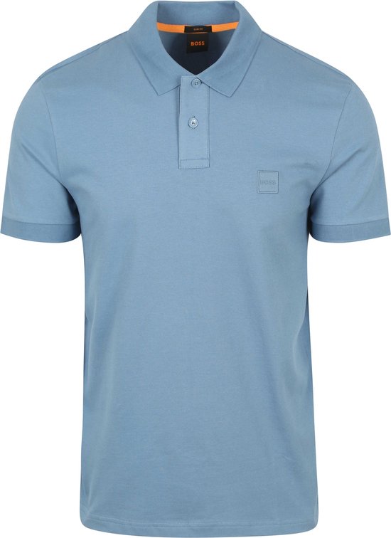 BOSS Passenger Polo Open Blauw - Maat XXL - Heren