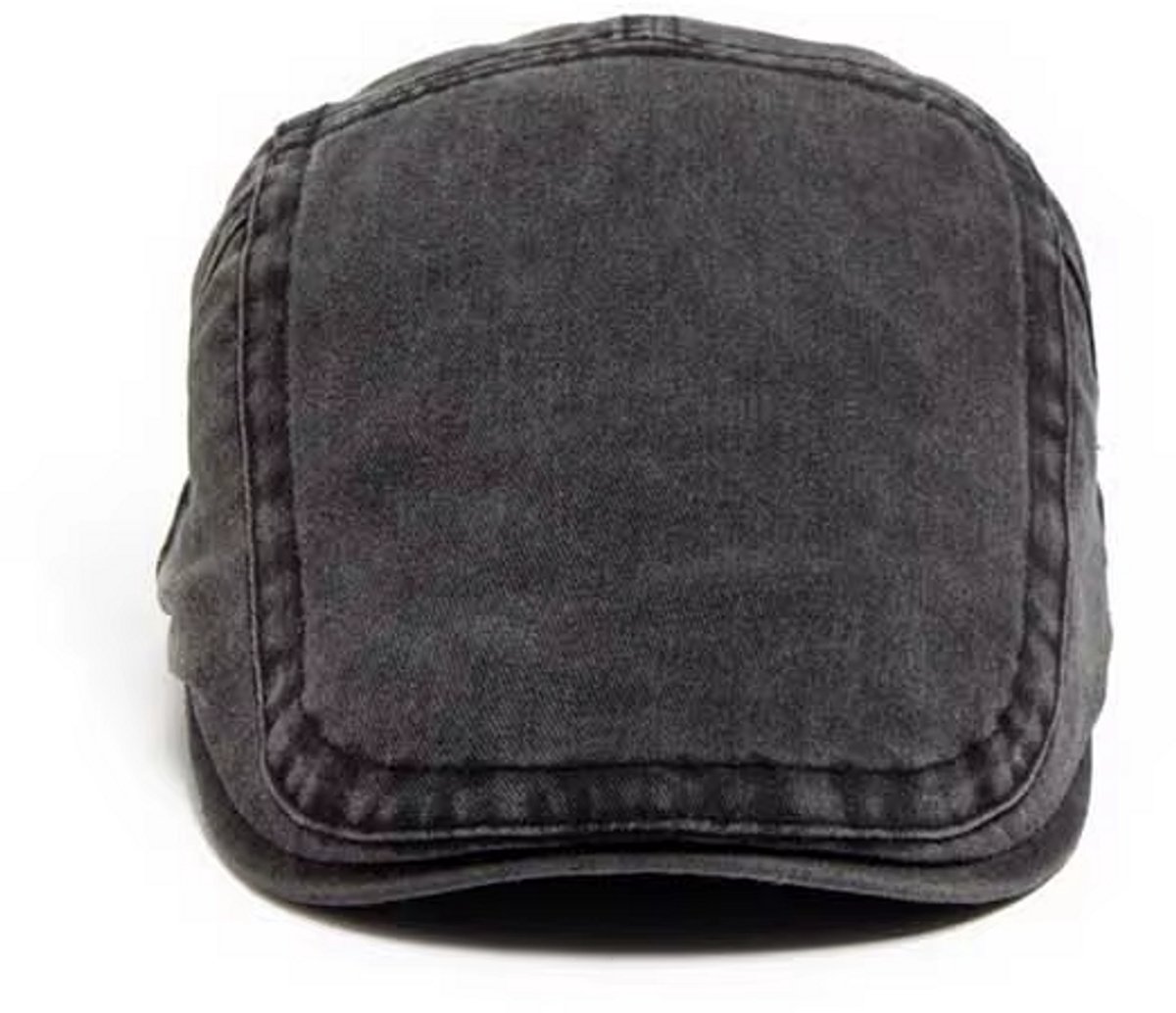 Stijlvolle Flatcap Heren – Vintage Gatsby Pet – Verstelbare Klassieke Newsboy Cap – Zwart