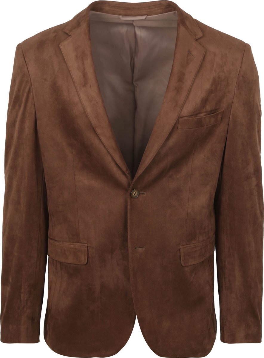 Suitable Blazer Pasetta Cognac - Maat 48 - Heren blazer