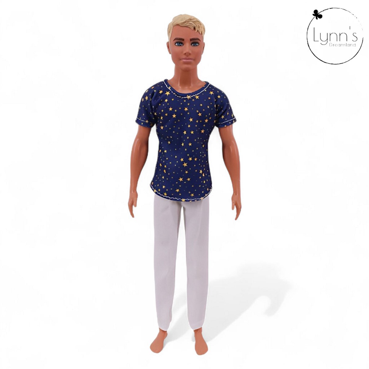 Lynn’s poppenkleertjes - Set ‘Ethan’ - Geschikt voor modepop - Set van 4 outfits en 1 skateboard - Kleding voor modepoppen - Cadeauzakje — afbeelding 4