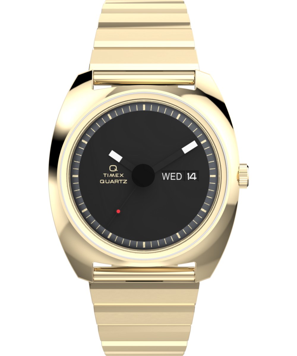 Timex Q Timex Q Vintage-Inspired TW2Y34400 Horloge - Staal - Goudkleurig - Ø 37 mm