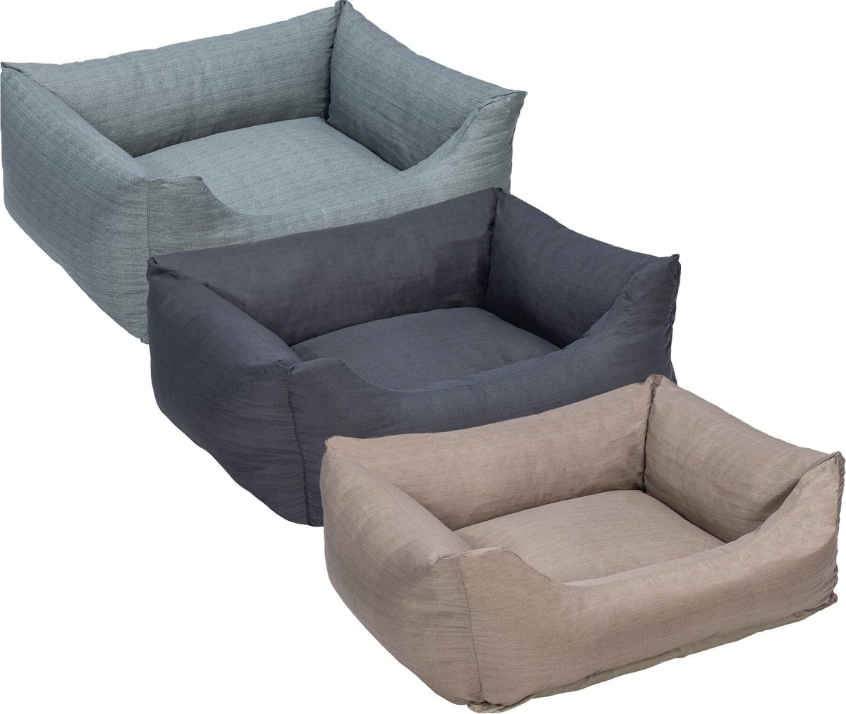 Beeztees Hondenmand Sofixa - Hondenmanden - Hond - Taupe - 65 x 60 x 20 cm