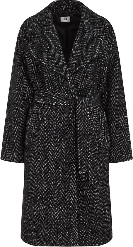 WE Fashion Manteau en laine mélangée pour femme