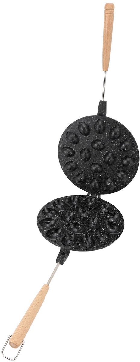 Walnoot Cookie Molder 16 Holes - Ovalvormig - Aluminiumlegering - Antikleef
