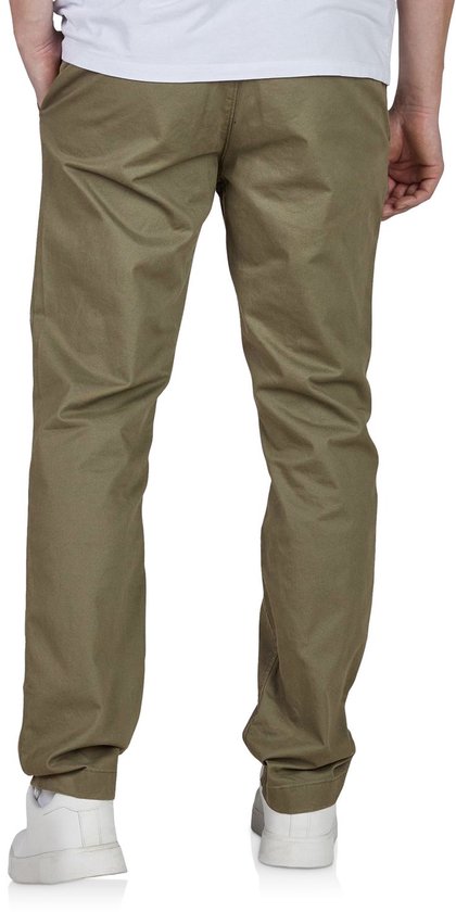 Pantalon chino Tom Tailor pour homme TT Chino SMU regular/right Olive Adultes