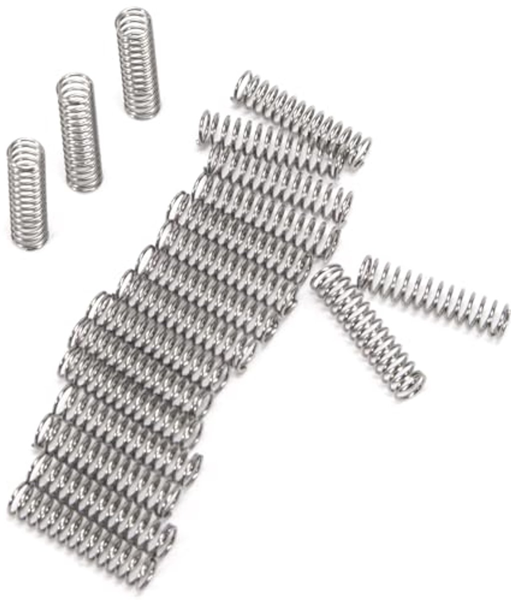 Compressieveer 0.4mm Draaddiameter 4mm Buitendiameter 15mm Lang 20 Stuks