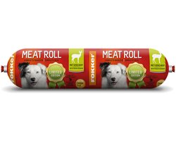 10x Fokker Meat Roll Hondenvoer Nat Hert - Zalm 800 gr