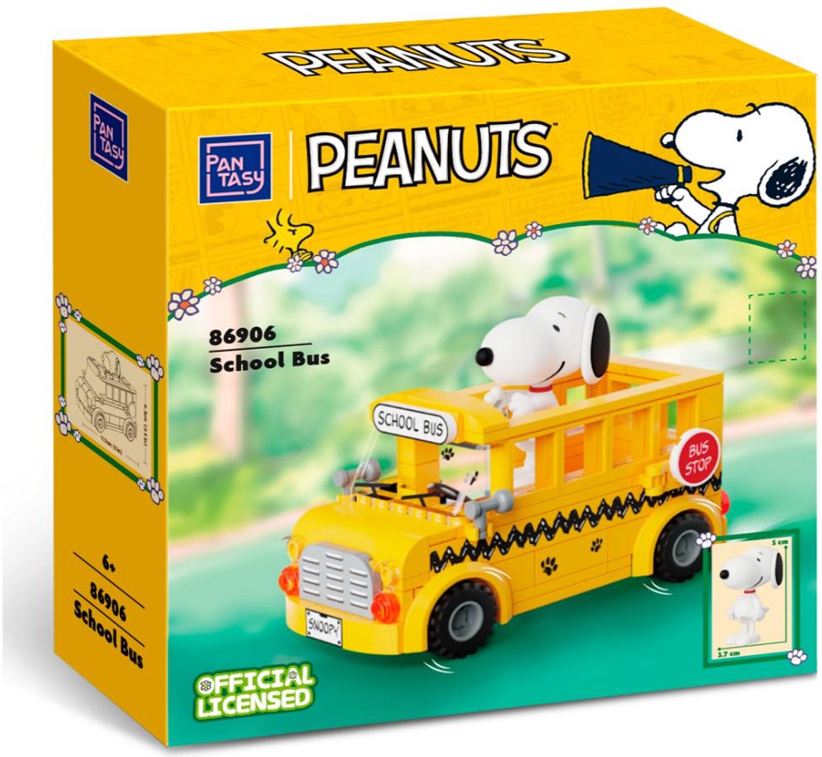PANTASY Snoopy Schoolbus - 86906 - - ONESIZE