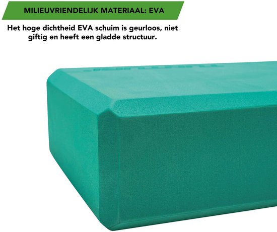 Tunturi Yoga Blok - Turquoise van Tunturi — afbeelding 2