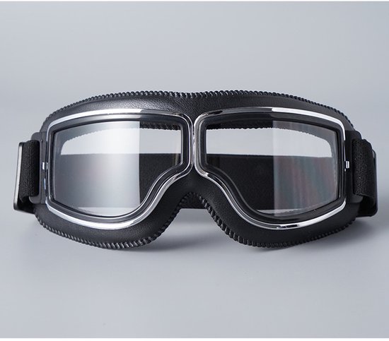 Motorbrillen, offroad motorbrillen, vintage sportbrillen, heren motorbrillen, anti-condens, stofdicht, anti-UV, geschikt voor motorfietsen, fietsen, racen, skiën