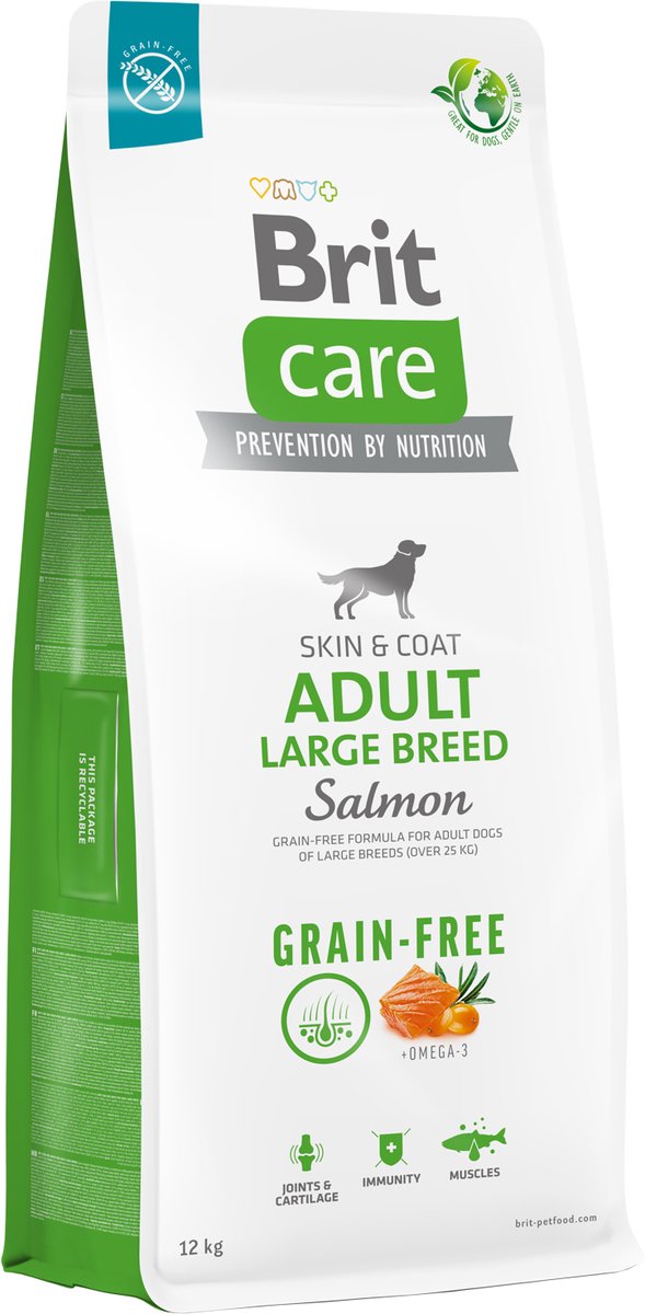Brit Brit Care Grain Free - Adult Large Breed - Zalm - 3 kg