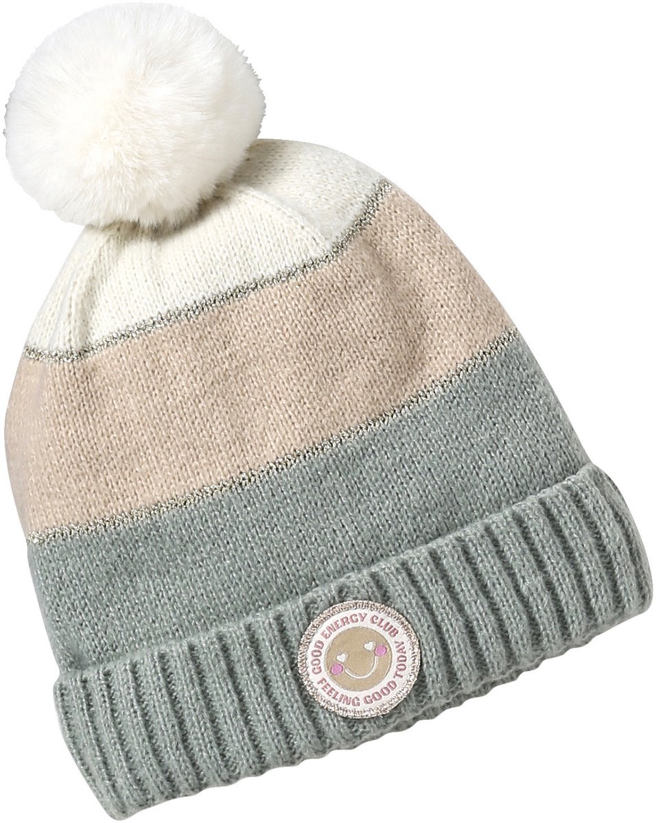 Vertbaudet Meisjesmuts + snood + wanten/handschoenen in colorblock voor meisjes
