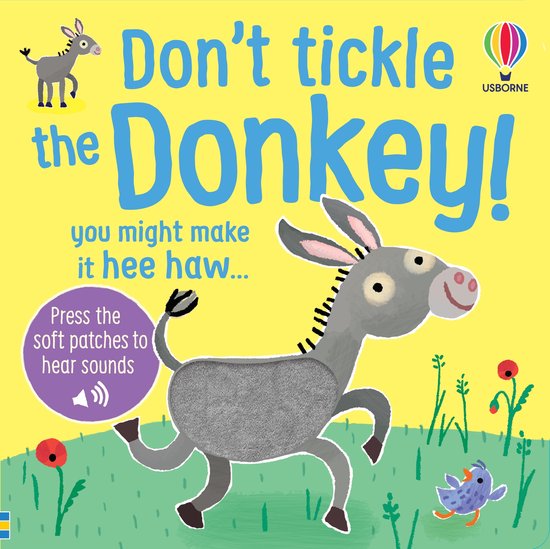 DON'T TICKLE Touchy Feely Sound Books- Don't Tickle the Donk ... - cover