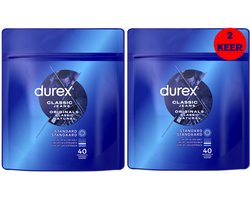 Durex Classic Natural x40 - 2 Stuks - Voordeelverpakking