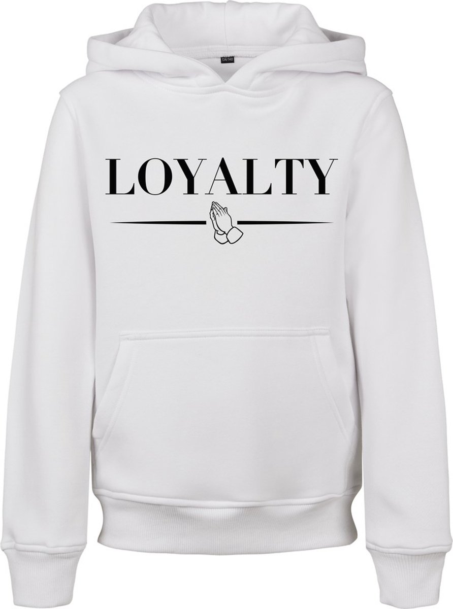 Mister Tee Loyalty Kinder hoodie/trui Kids 134/140 Wit