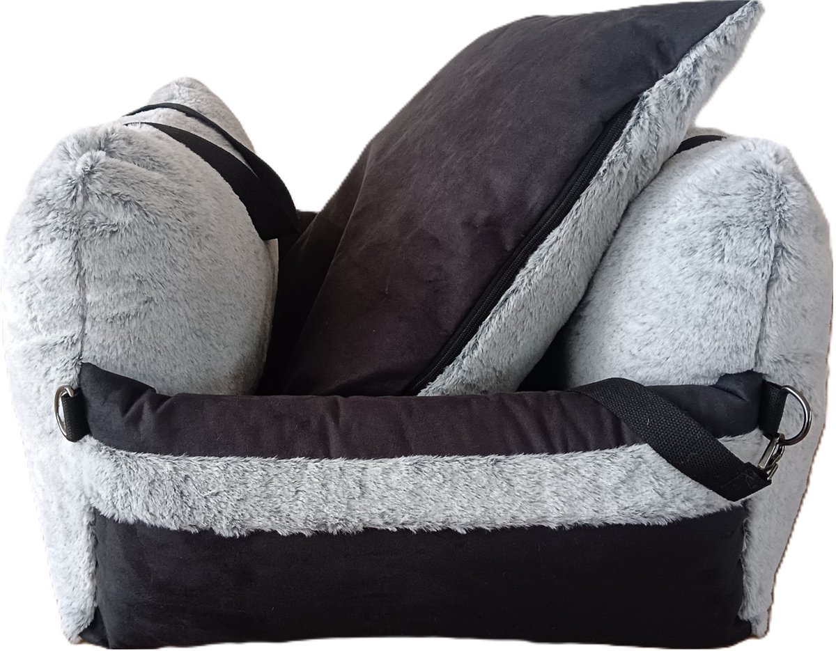 Adori Autostoel Miles - Hondenautoaccessoire - 64x60x36 cm Zwart