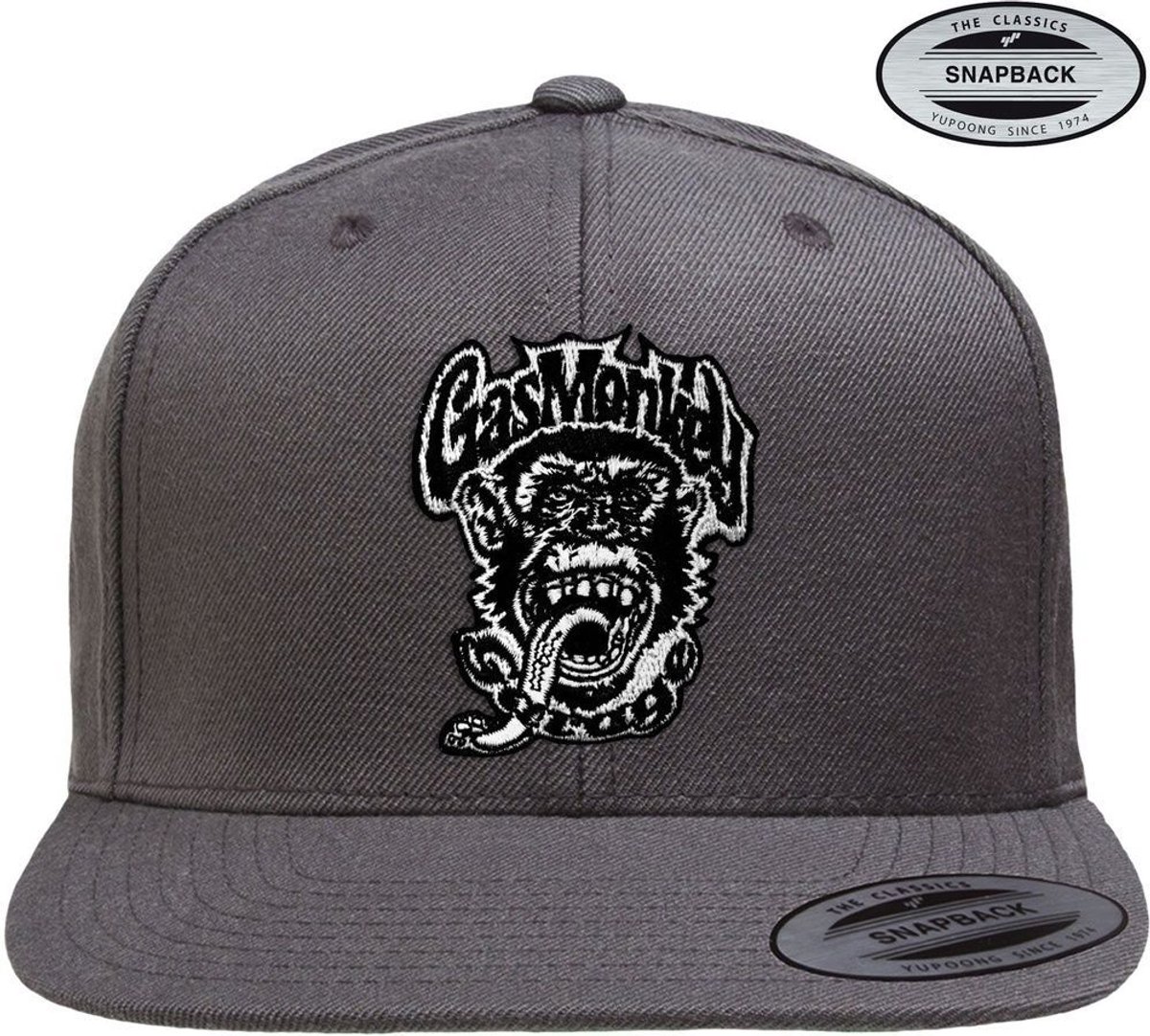 Gas Monkey Garage Logo Patch Snapback Cap GMG-91-GMG9901-CB16 DarkGrey