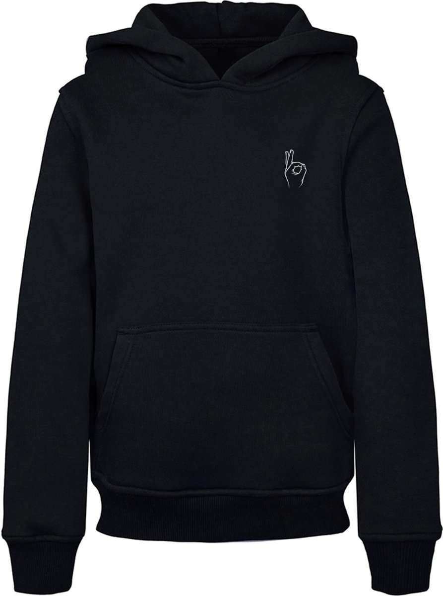 Mister Tee Kids Easy Sign Kinder hoodie/trui Kids 134/140 Zwart