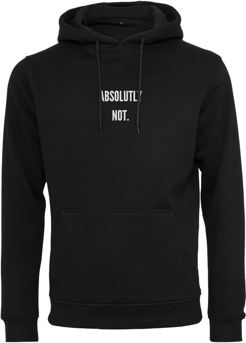 Mister Tee Absolutely Not Hoodie/trui S Zwart