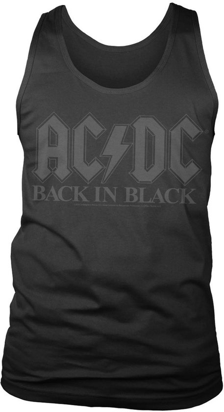 Débardeur AC/ DC Back In Black PS-7-ACDC004-H91-9 Noir- S