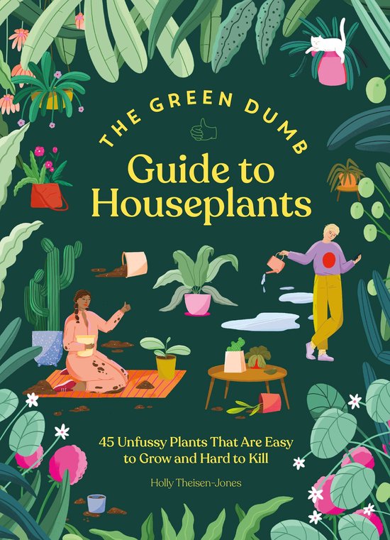 Green Dumb Guide to Houseplants - cover
