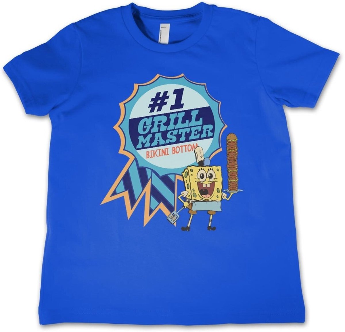 Spongebob Bikini Bottom Grill Master kinder-T-shirt blauw