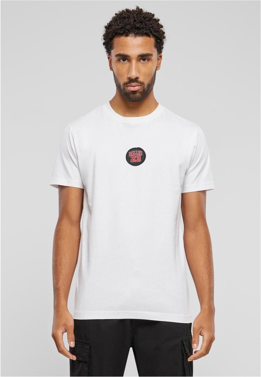 Mister Tee Ballin 23 Patch Heren T-shirt XS Wit
