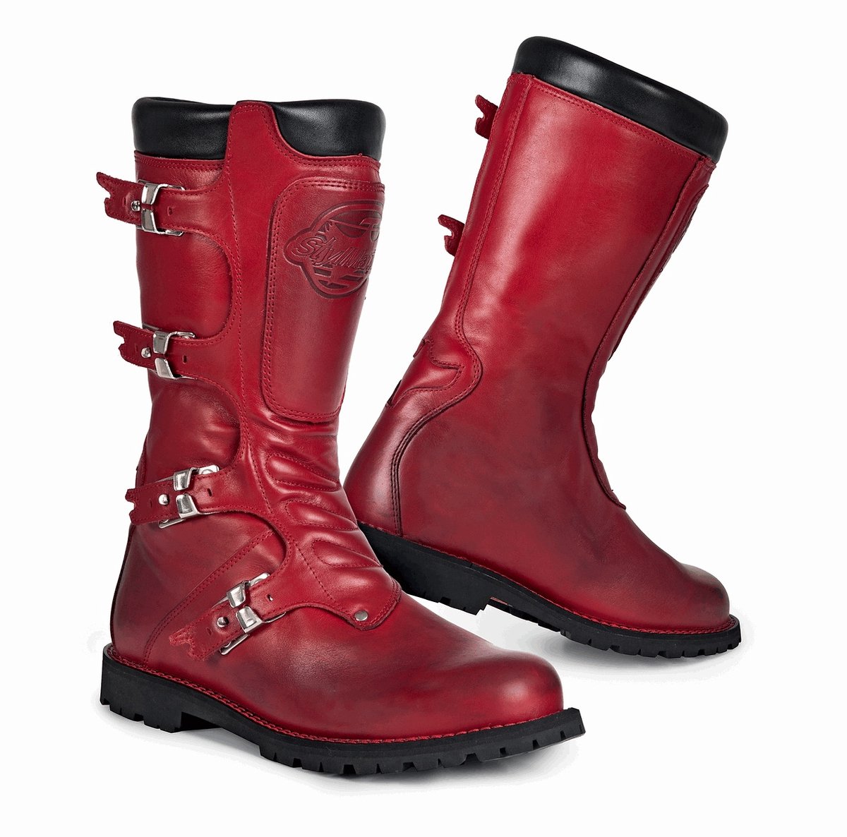 Stylmartin Continental WP Rood Waterdicht Motorlaarzen - Maat 40 - Laars