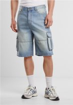 Urban Classics - Short cargo décontracté en Denim - Taille 44 pouces - Blauw