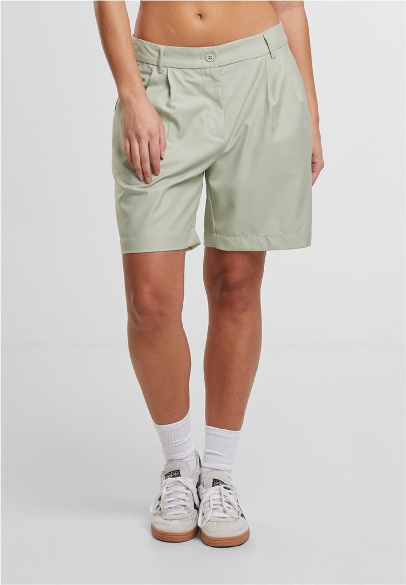 Urban Classics Pleated Bermuda Korte broek Taille 32 inch Groen