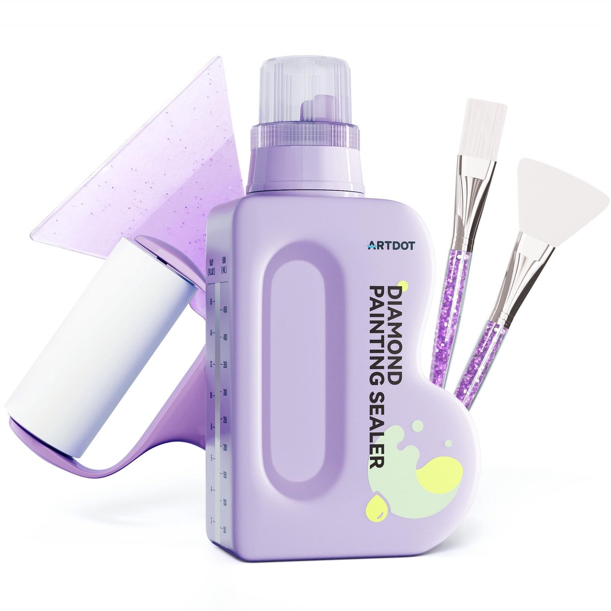 Diamond Painting Verzegeling - Lijm voor Diamond Painting en Puzzels - Transparant - 480 ml