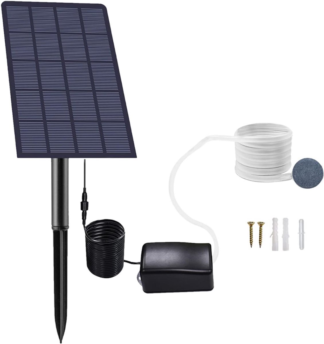 DailySupplies® Luchtpomp Vijver - Zuurstofpomp - Luchtsteen - Luchtpomp Buiten - Zwart