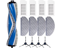 onderhoudsset robotstofzuiger – Geschikt voor ECOVACS DEEBOT N20 – N20 PLUS – N20 PRO PLUS – Vervangende onderdelen set – Stofzuiger Accessoires – met rolborstel, Zijborstels, hepa filter en Dweilpads – 13 stuks