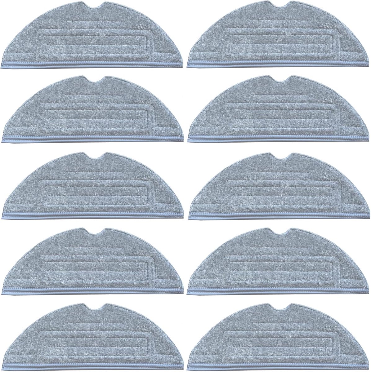 stofzuigeronderdelen, hoofdborstel, filter, zijborstel, dweildoeken, grijs, 10 stuks