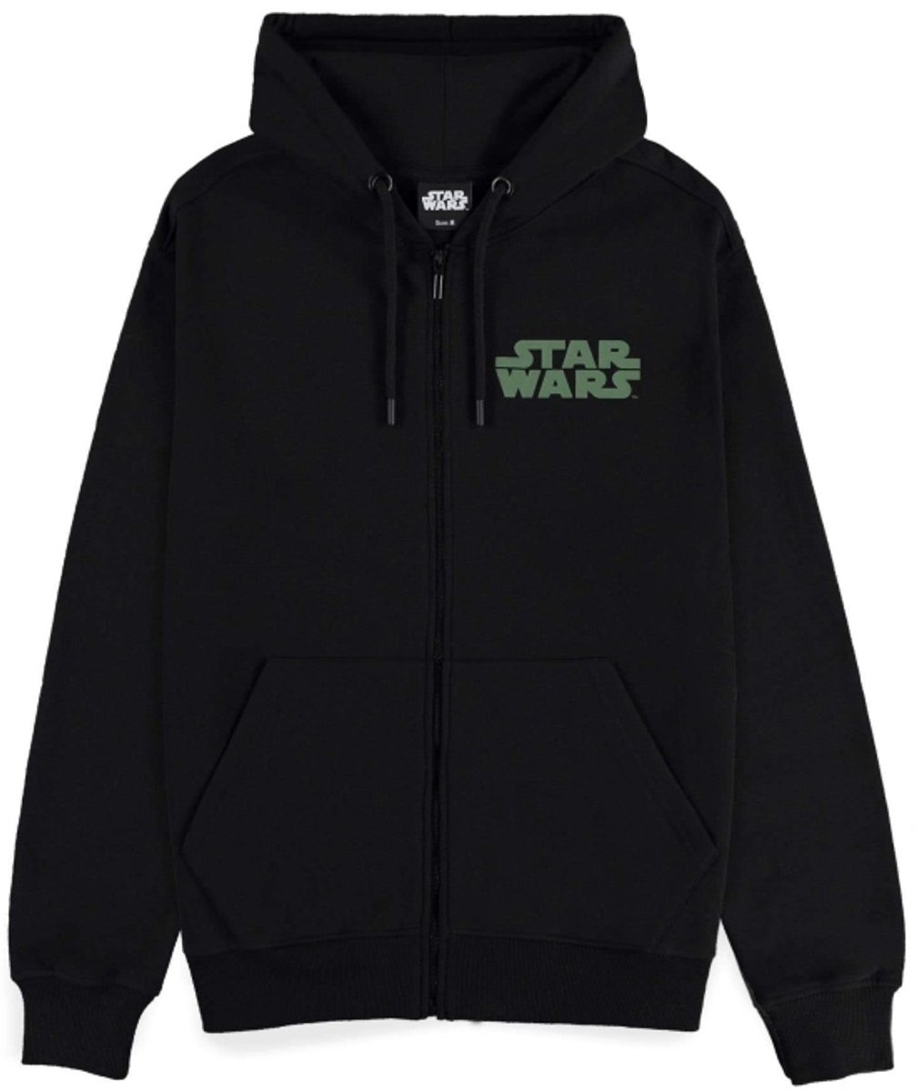 Star Wars The Mandalorian - Grogu Heren Vest met capuchon - zwart - XL