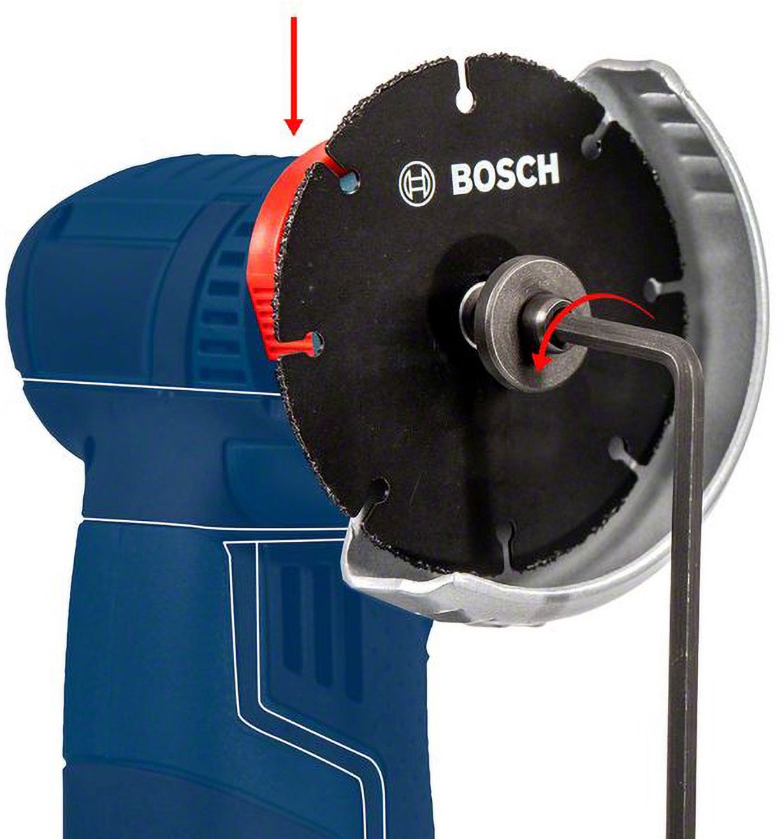 Bosch EXPERT hardmetalen multischijf snijschijf, 180 mm, 22,23 mm...