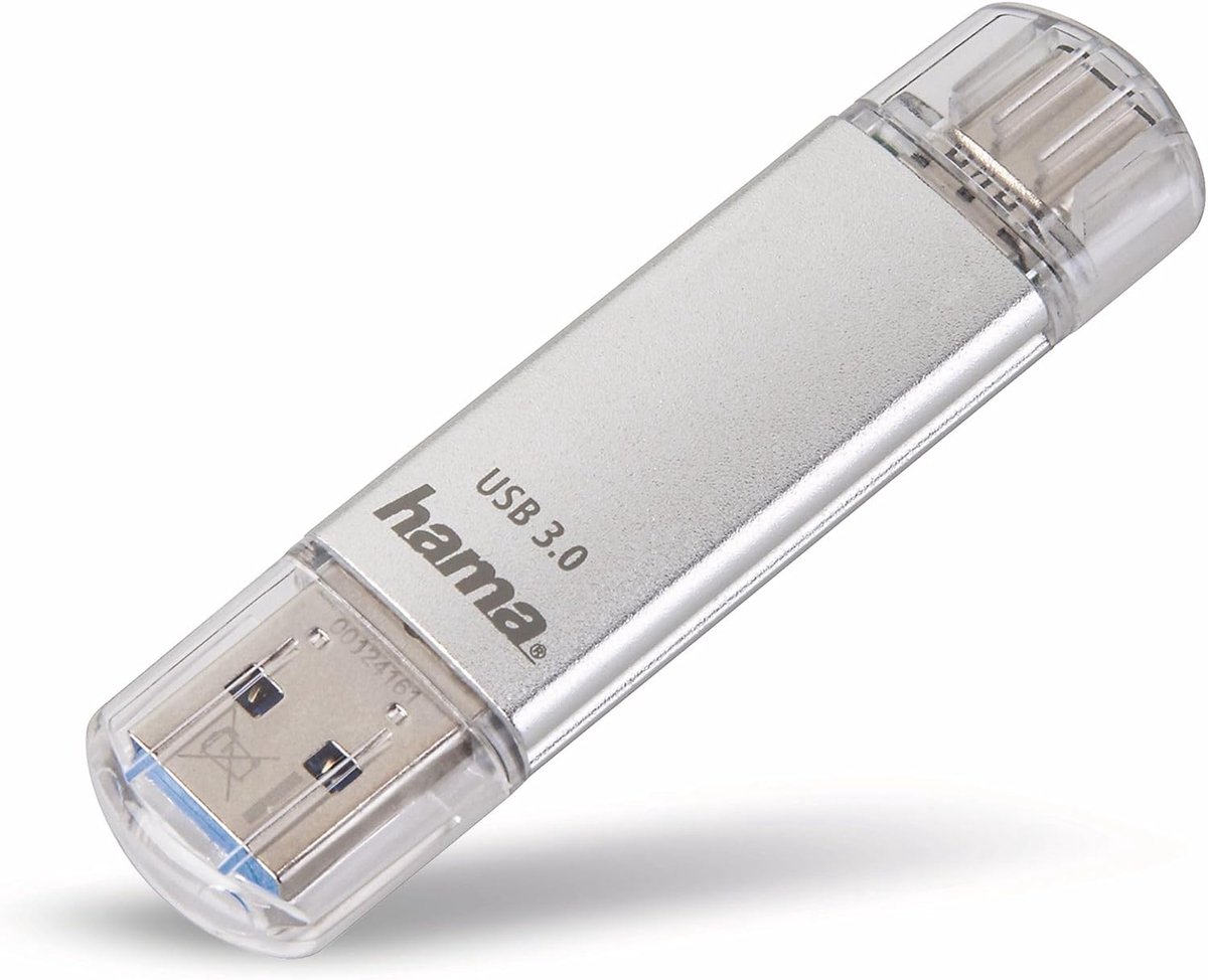Usb-Geheugenstick 64 Gb Met Usb 3.0 & Usb 3.1-Type-C